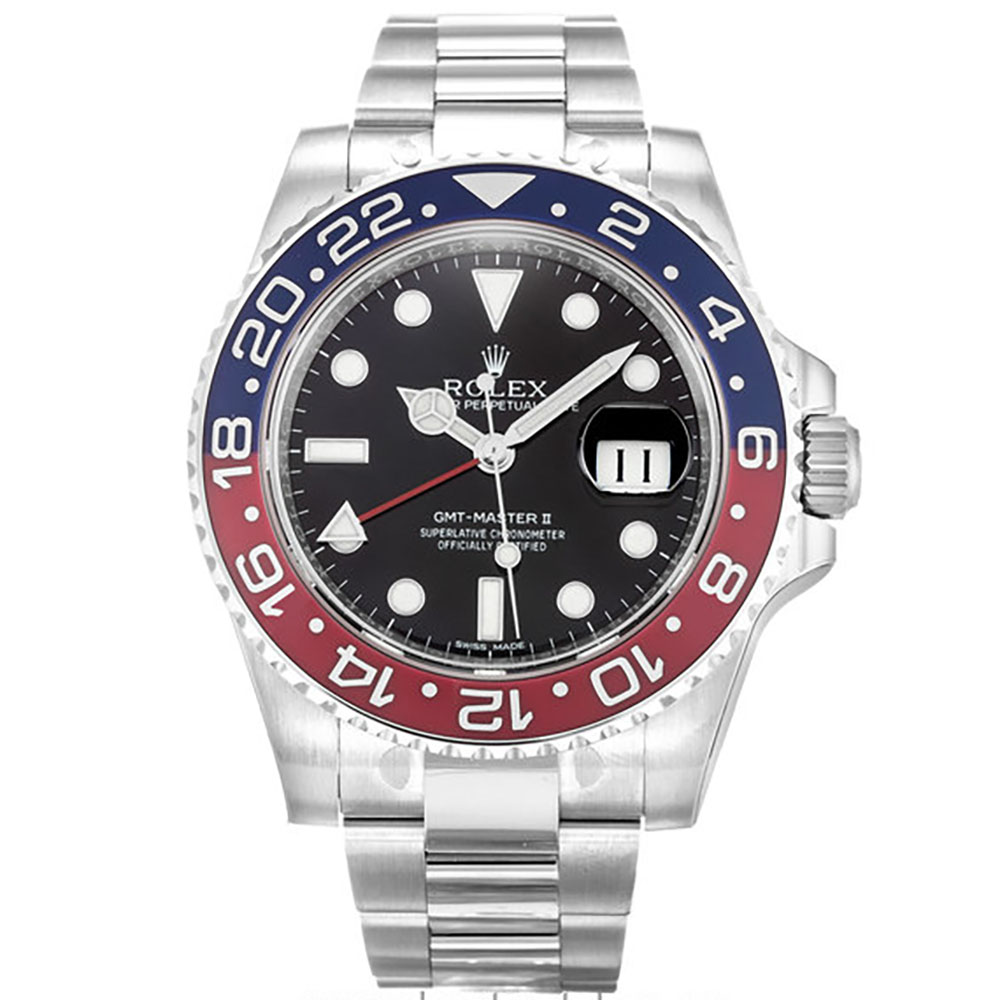 Rolex Gmt Master Ii 116719 Cadran Homme Noir Acier Inoxydable 316 Grade