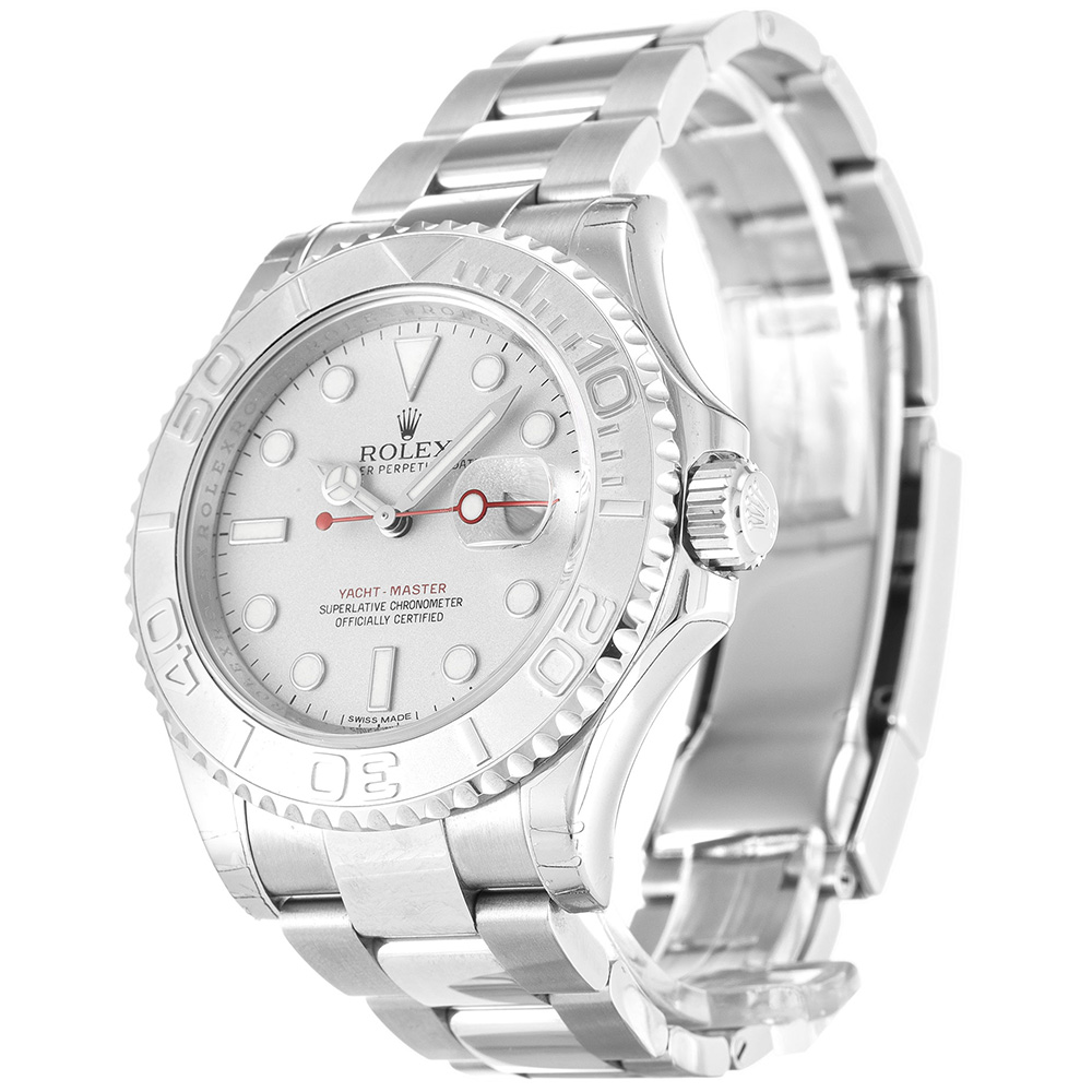 Rolex Yacht-master 116622 Cadran Homme Argent 316 Grade Acier Inoxydable – Image 2