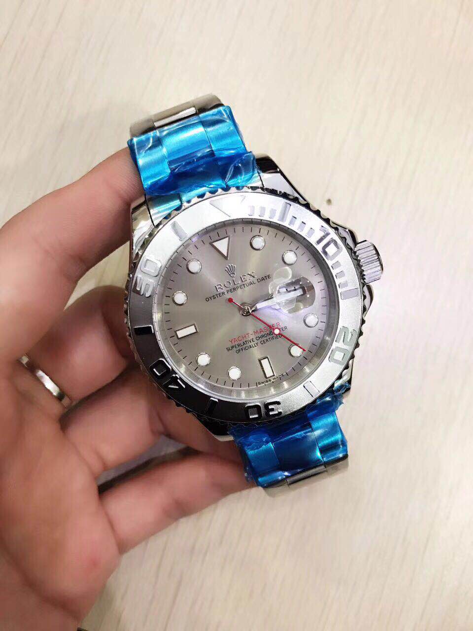 Rolex Yacht-master 116622 Cadran Homme Argent 316 Grade Acier Inoxydable – Image 4