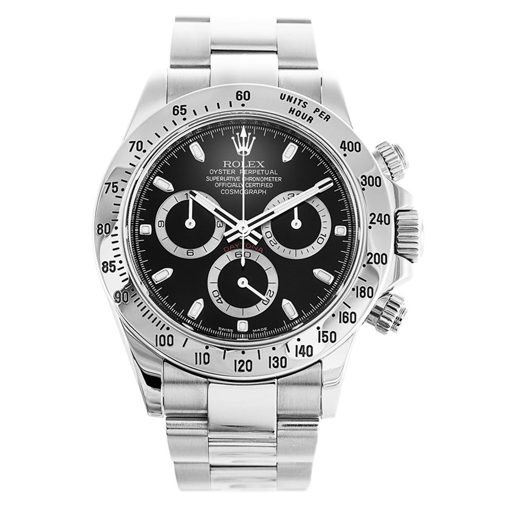 Rolex Daytona 116520 Hommes Cadran En Acier Inoxydable De Qualité 316 (Oyster)