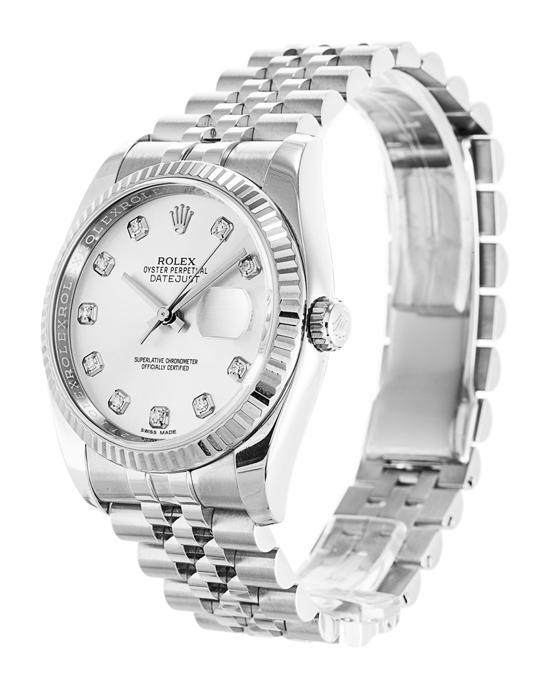 Rolex Datejust 116234 Cadran En Acier Pour Homme Diamants En Acier Inoxydable De Qualité 316 – Image 2