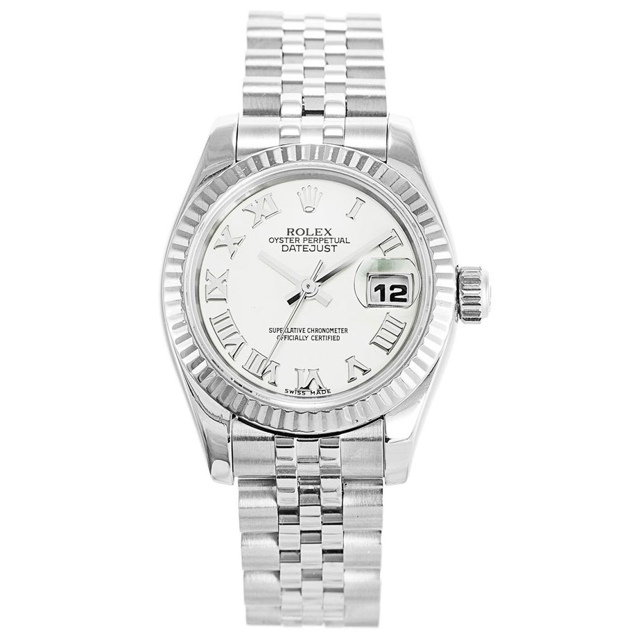 Rolex Datejust 179174 Cadran Femme Blanc Acier Inoxydable 316 Grade
