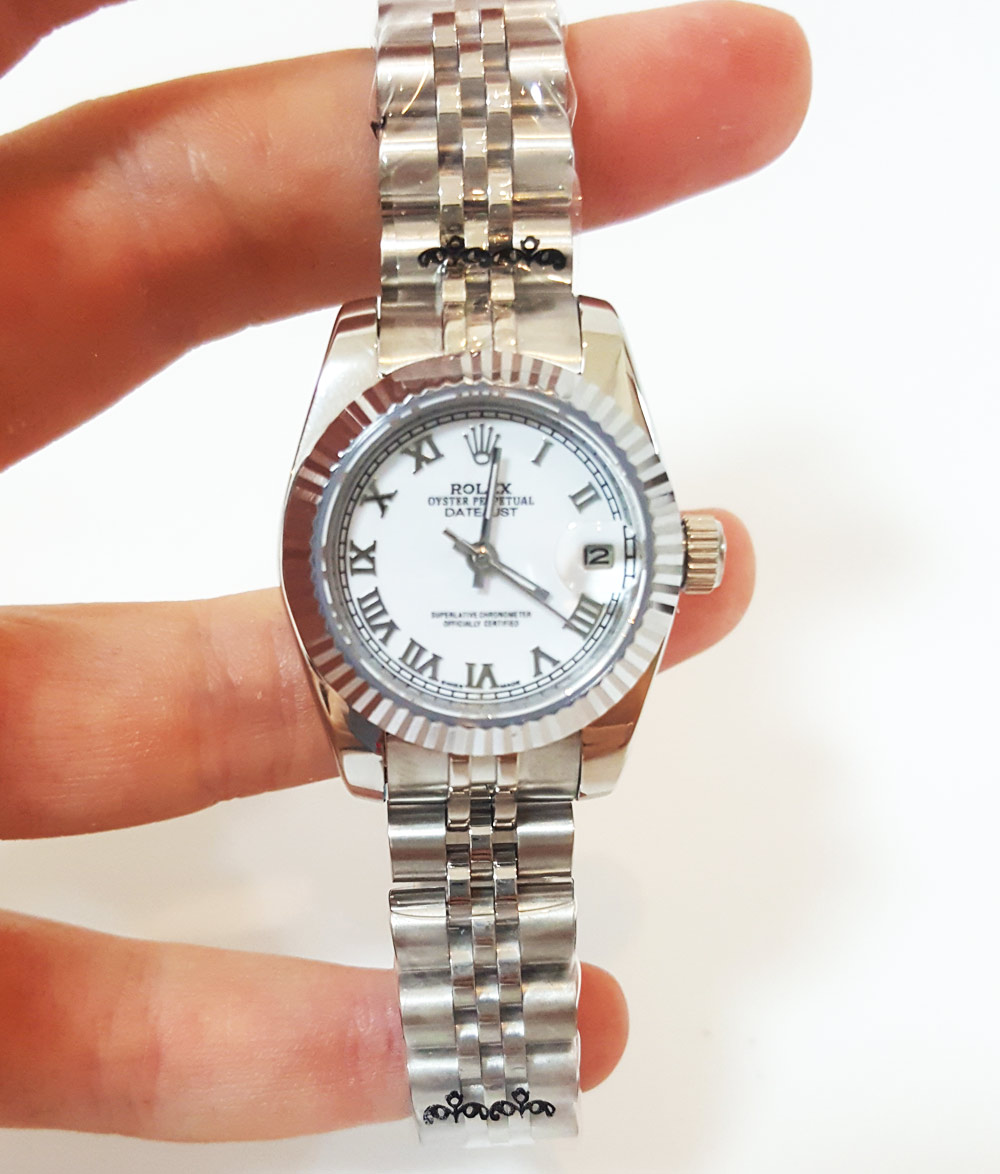 Rolex Datejust 179174 Cadran Femme Blanc Acier Inoxydable 316 Grade – Image 4