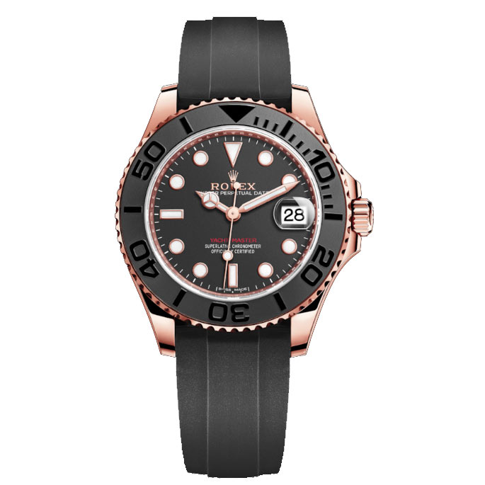 Rolex Yacht-master 268655 Cadran Noir Pour Homme En Acier Inoxydable 316 (Huître)