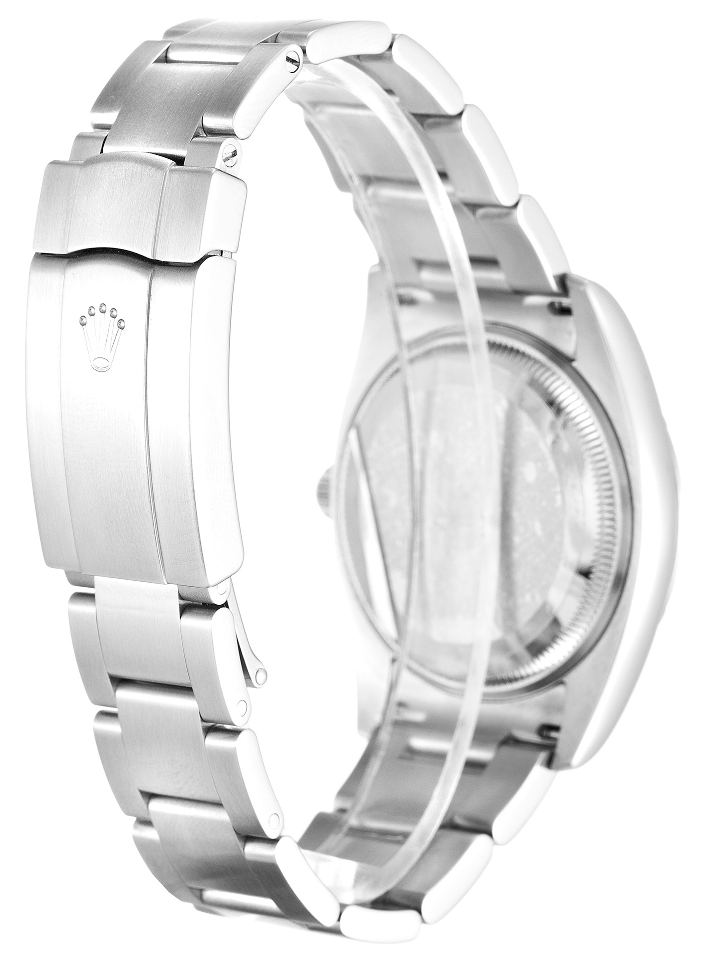 Rolex Air-king 114210 Cadran Unisexe Argent Quarter Arabe Acier (Oyster) – Image 3