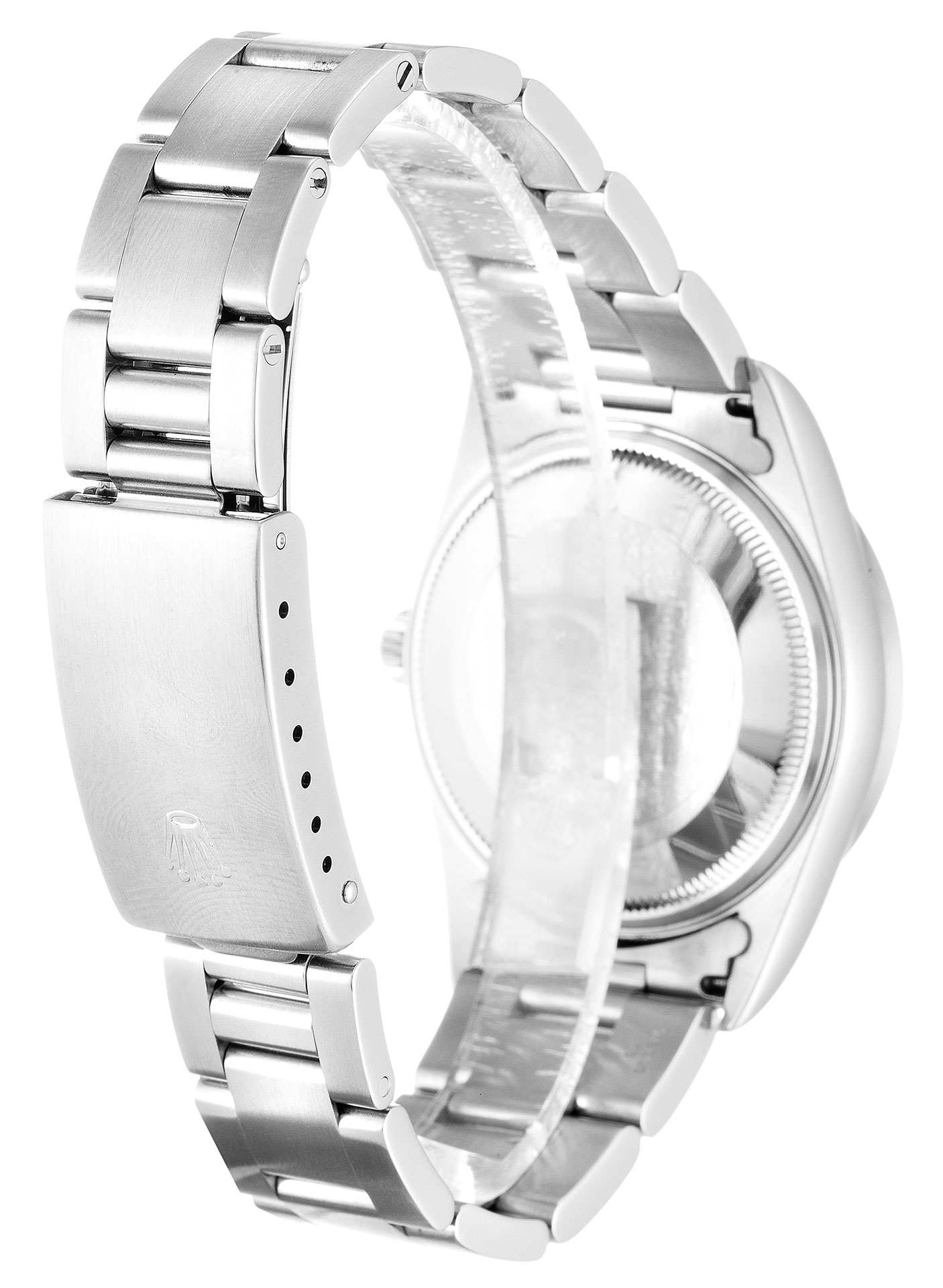 Rolex Air-king 14010m Cadran Unisexe Saumon Quarter Acier Arabe (Oyster) – Image 3