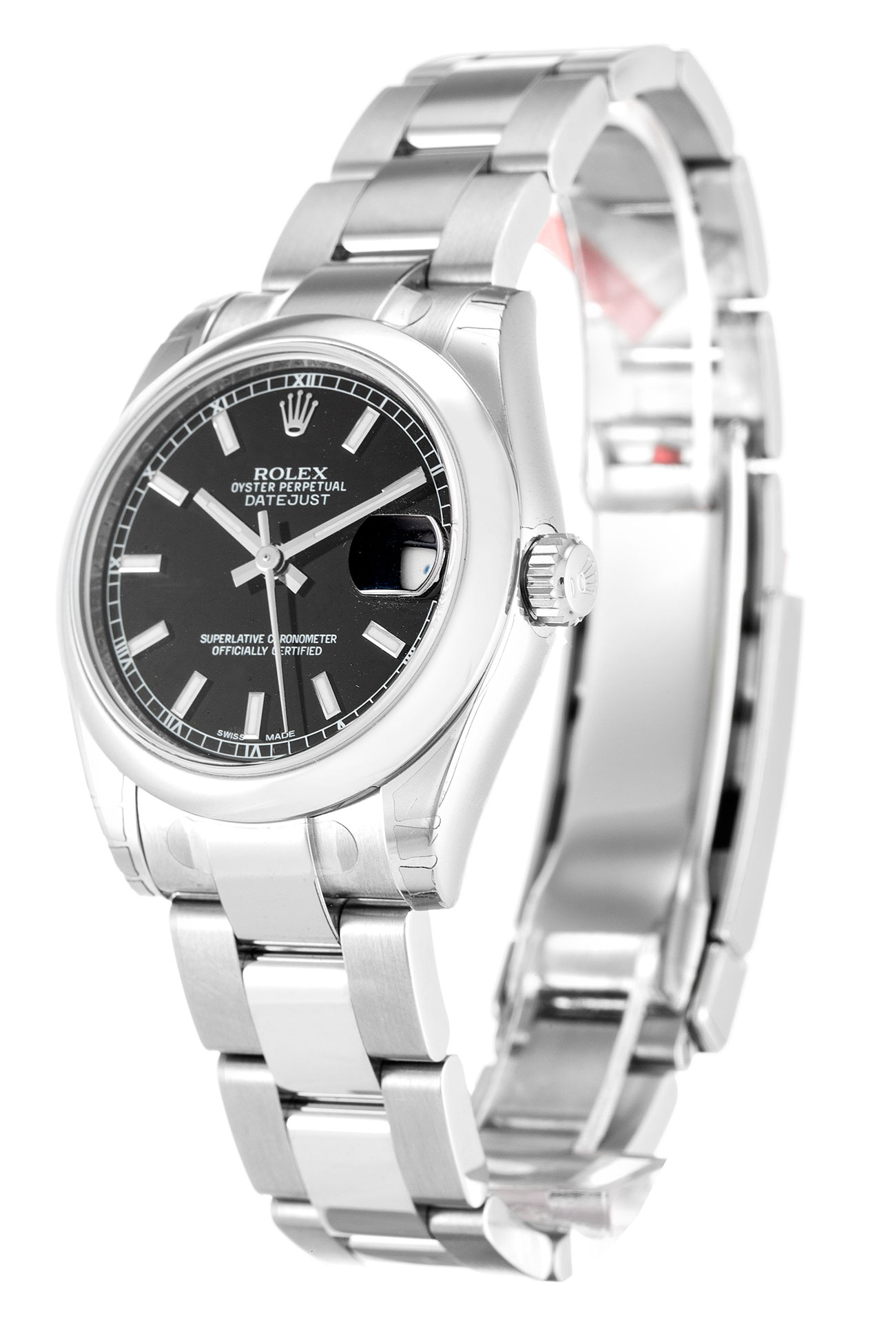 Rolex Datejust Lady 178240 Mesdames Cadran Noir Baton Acier (Oyster) – Image 2