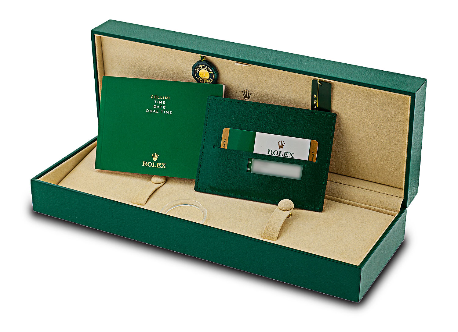 Rolex Cellini 50519 Cadran Homme Noir Matière du boîtier Baton Or Blanc – Image 2