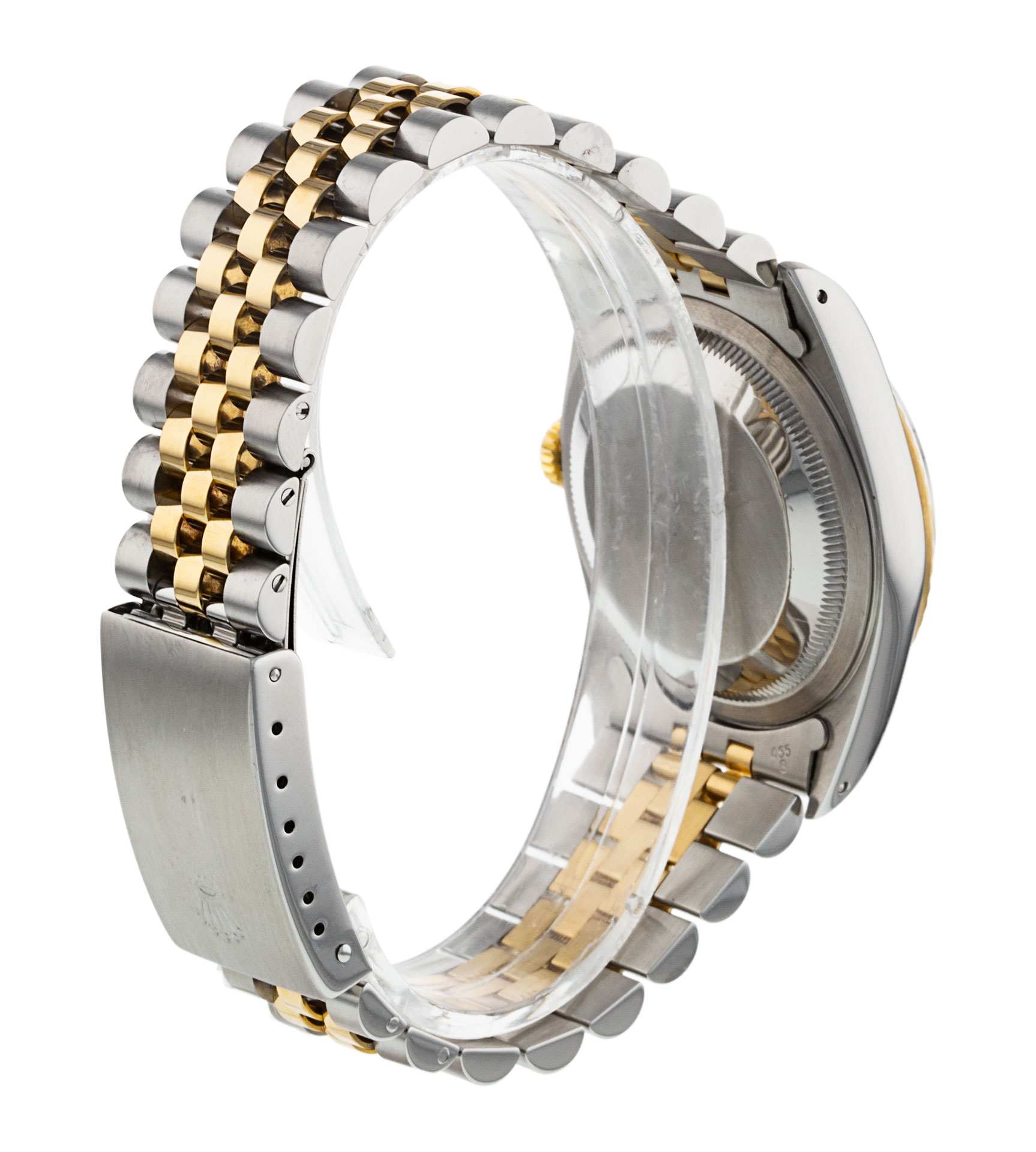 Rolex Datejust 16233 Mens Dial Champagne Diamond Case Matériel Acier Or jaune – Image 4