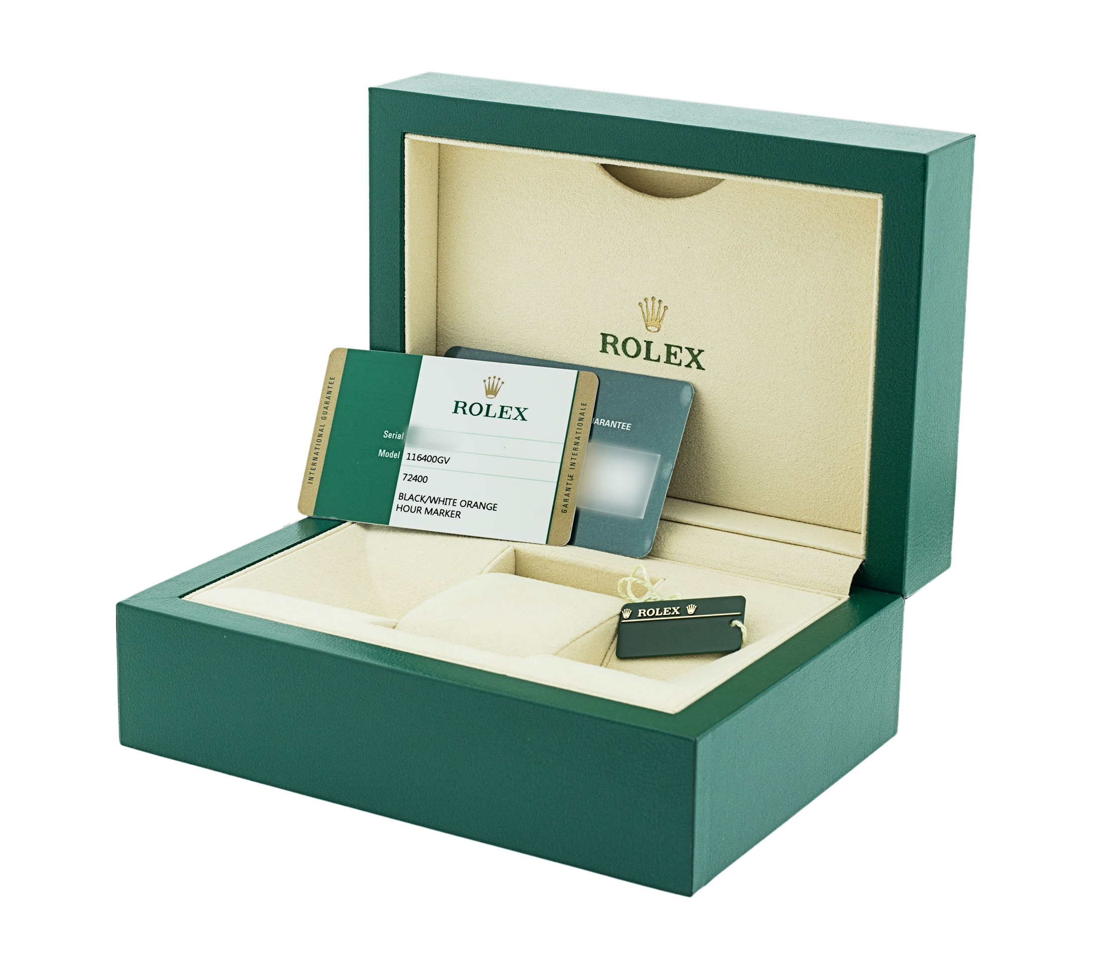 Rolex Milgauss 116400 Gv Cadran Homme Noir Matière du boîtier Baton Acier – Image 2