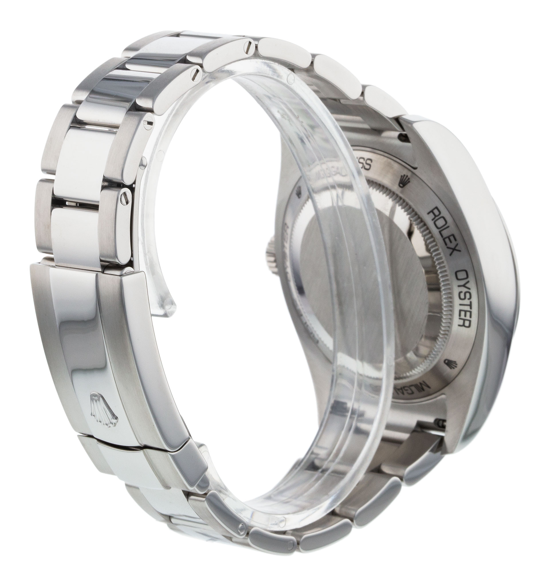 Rolex Milgauss 116400 Gv Cadran Homme Noir Matière du boîtier Baton Acier – Image 4