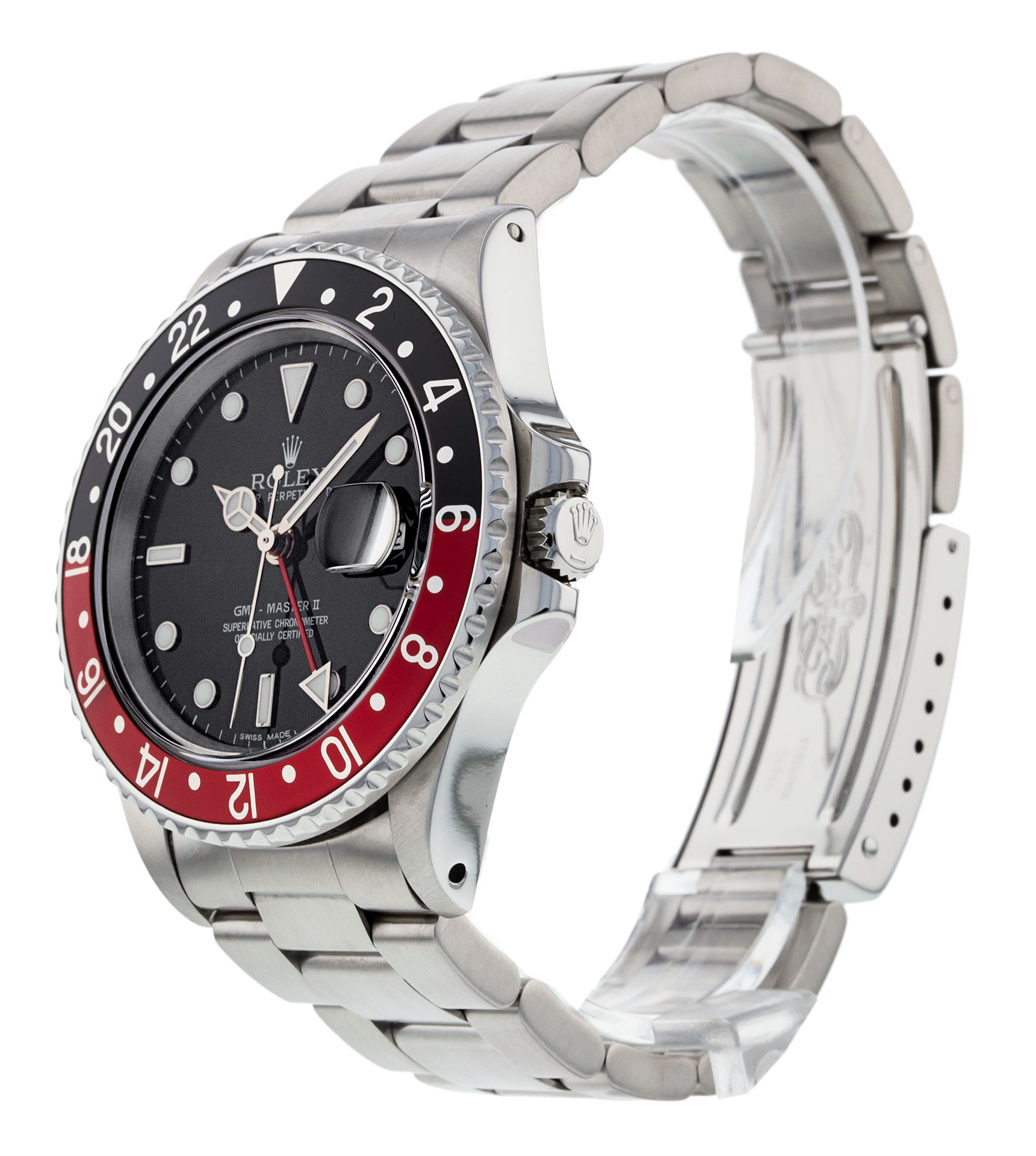 Rolex Gmt Master Ii 16760 Cadran Homme Noir Matière du boîtier Baton Acier – Image 3