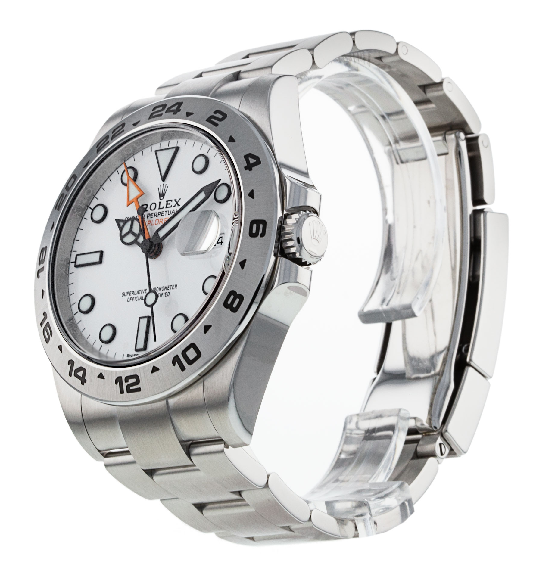 Rolex Explorer Ii 216570 Cadran Homme Blanc Matériau du boîtier Acier – Image 3