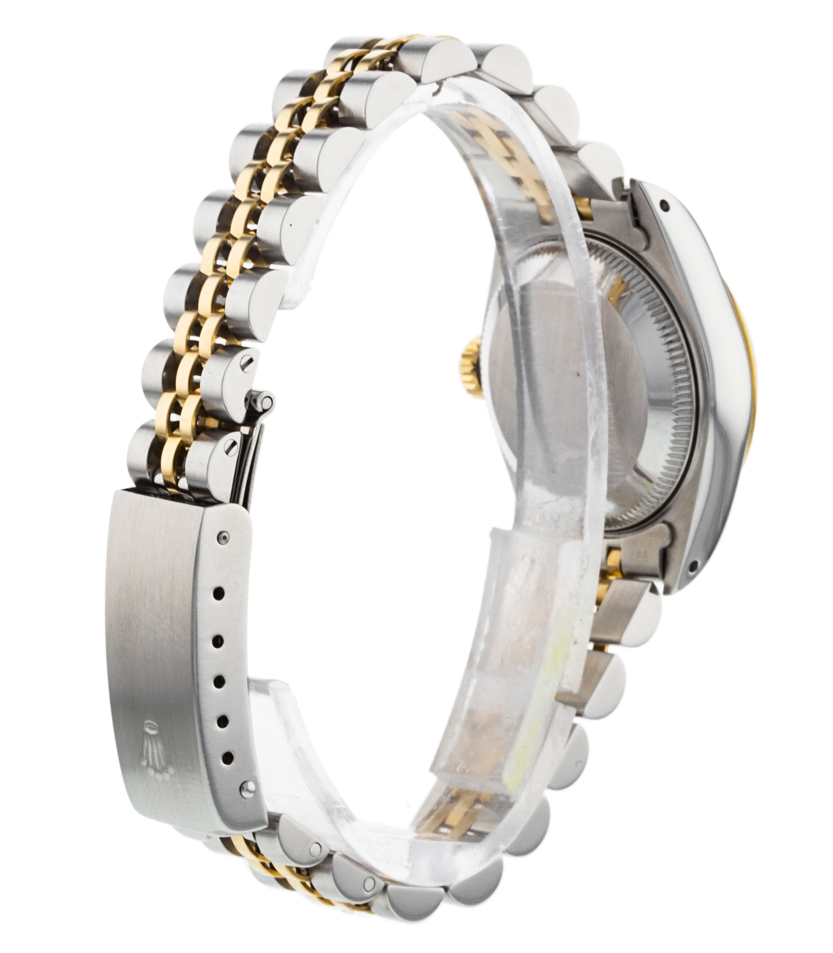Rolex Datejust Lady 69173 Cadran pour dames Champagne Baton Matériau du boîtier Acier Or jaune – Image 4
