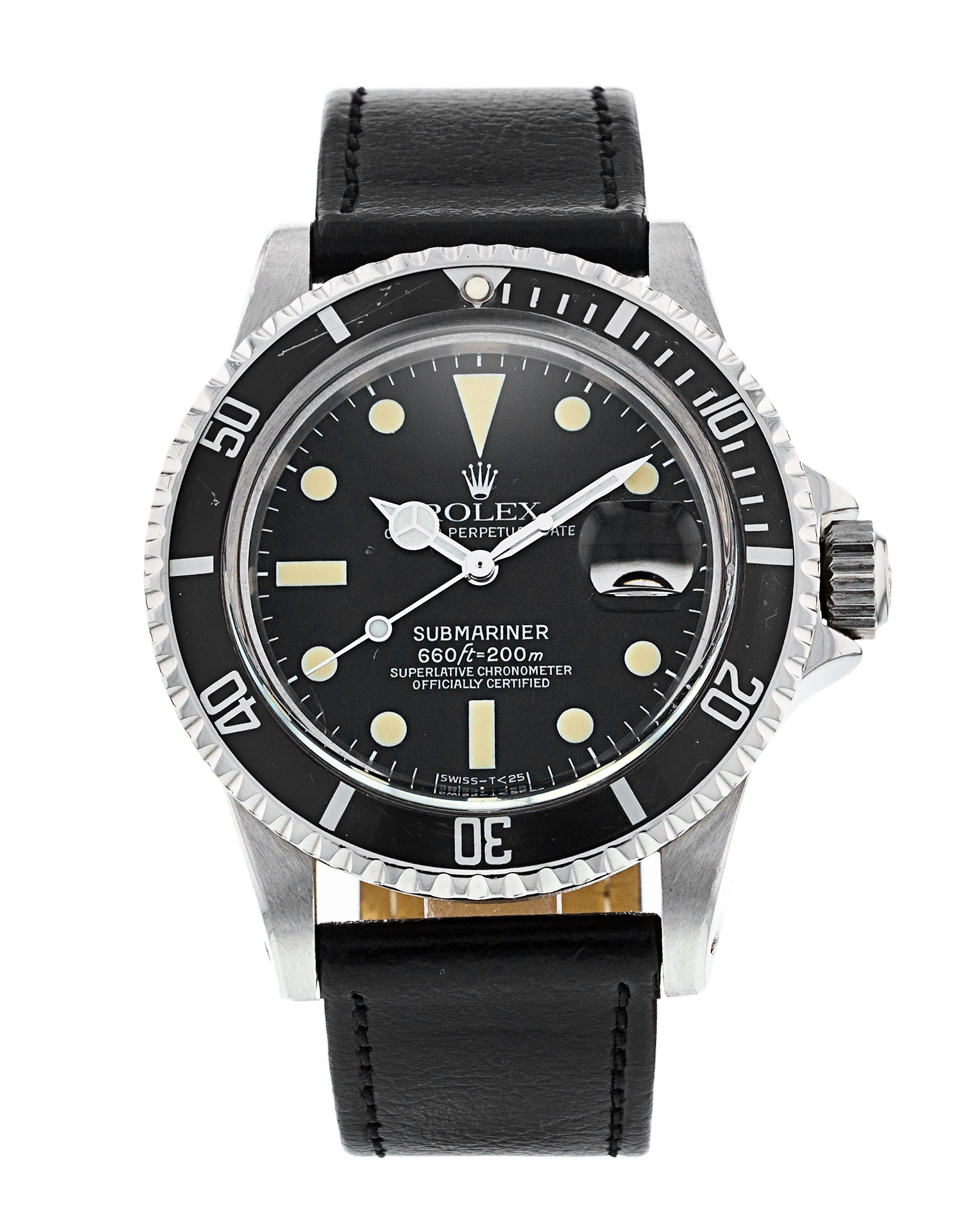 Rolex Submariner 1680 cadran noir pour homme en acier