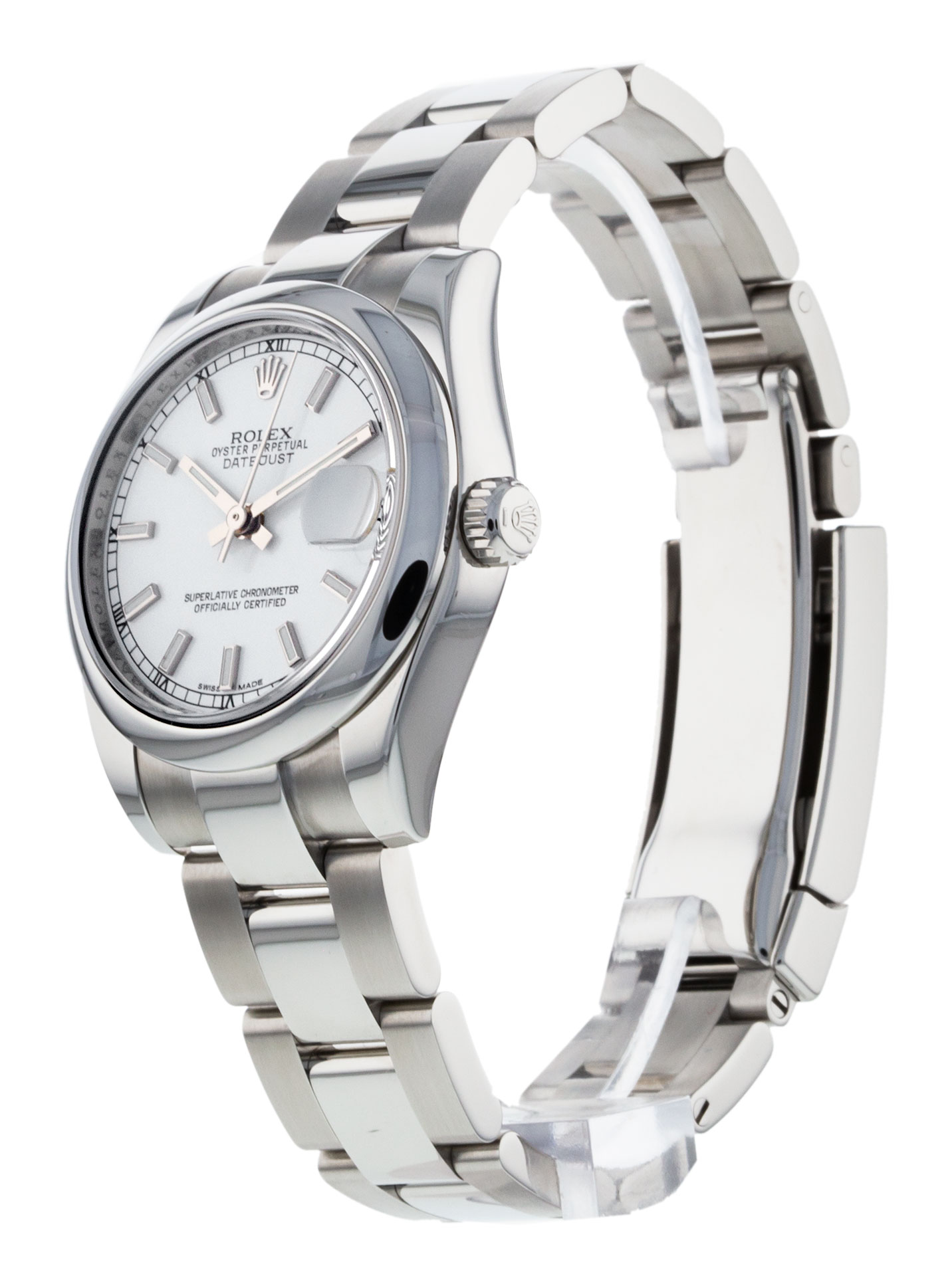 Rolex Datejust Lady 31 178240 Cadran pour dames Blanc Matière du boîtier Baton Acier – Image 2