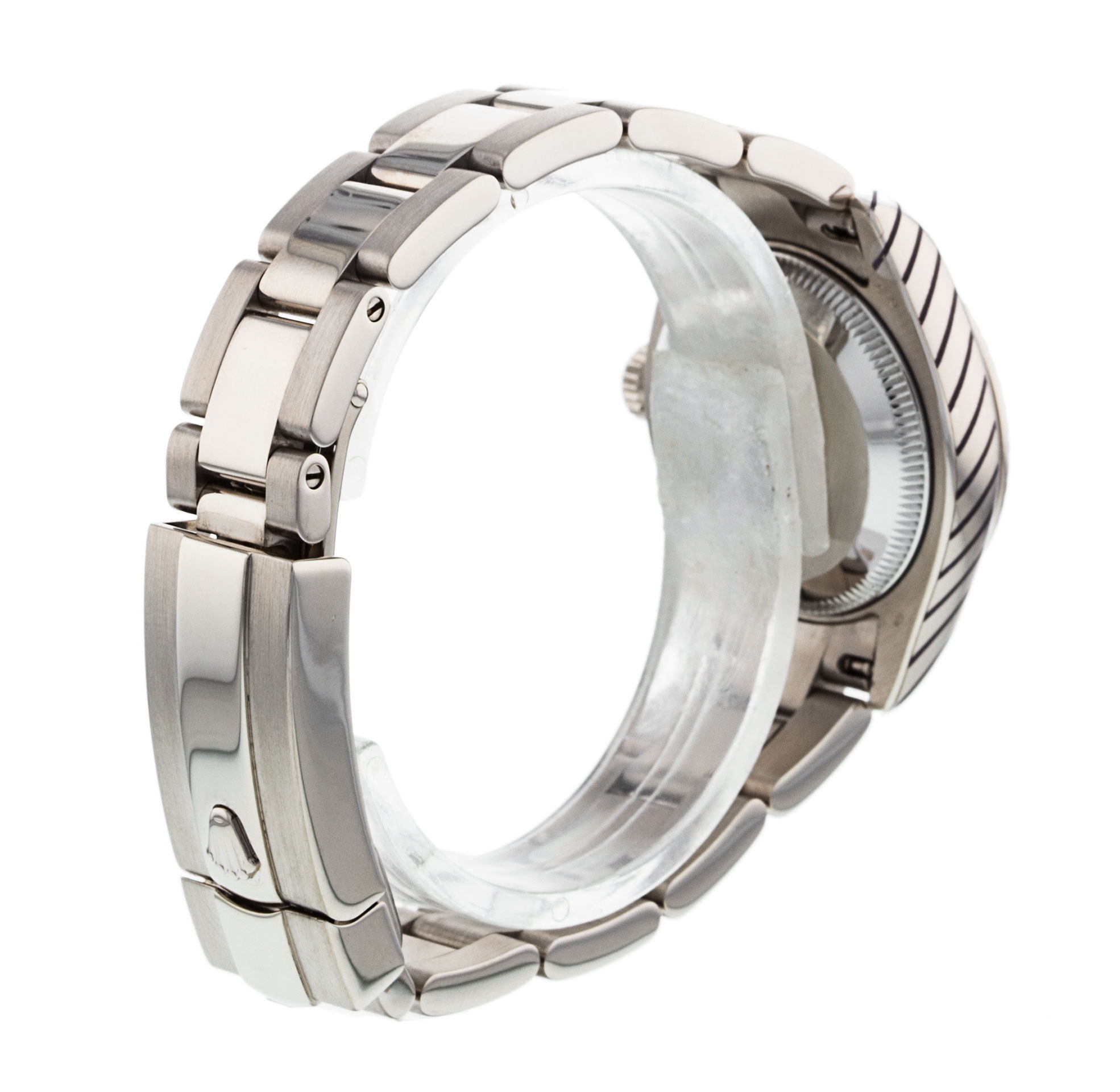 Rolex Datejust Lady 179179 Cadran pour dames en argent avec chiffres romains Matériau du boîtier Or blanc – Image 4