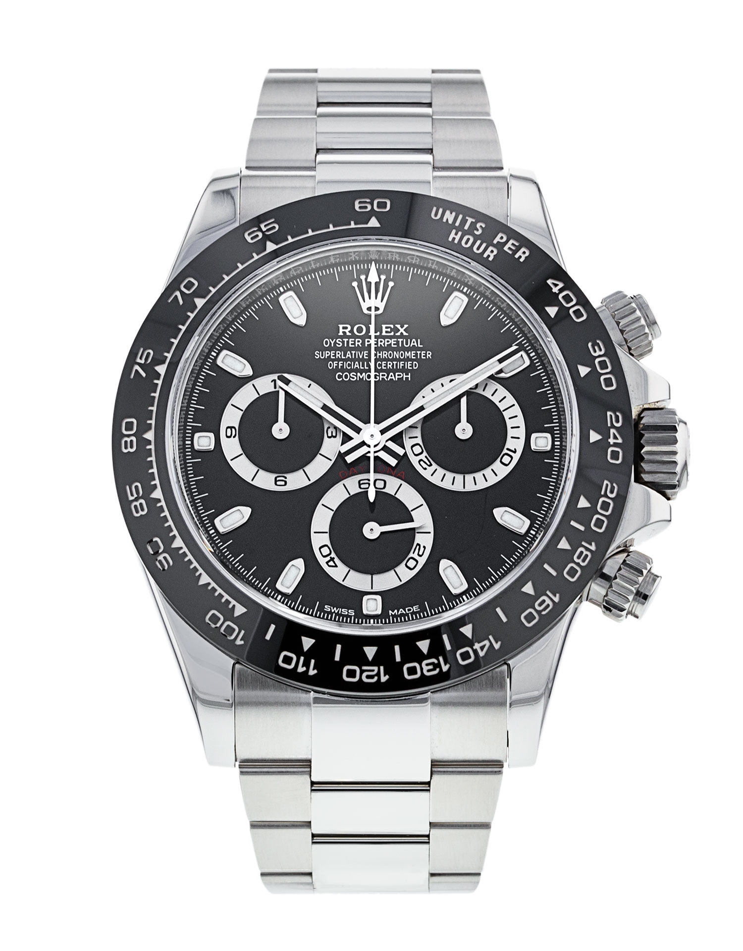 Rolex Daytona 116500 Ln cadran noir pour homme en acier
