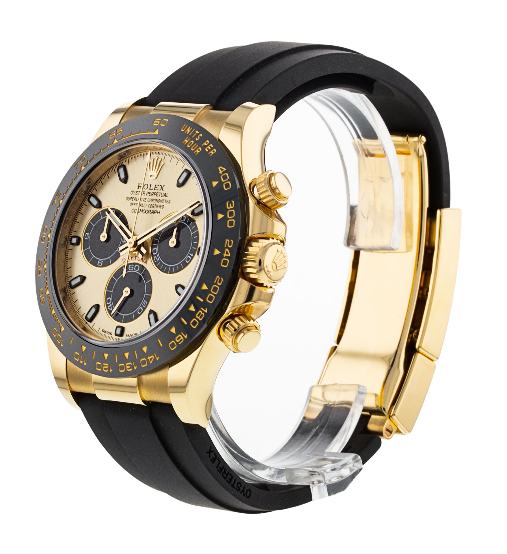 Rolex Daytona 116518 Ln Cadran Homme Champagne Baton Matériau du boîtier Or jaune – Image 3