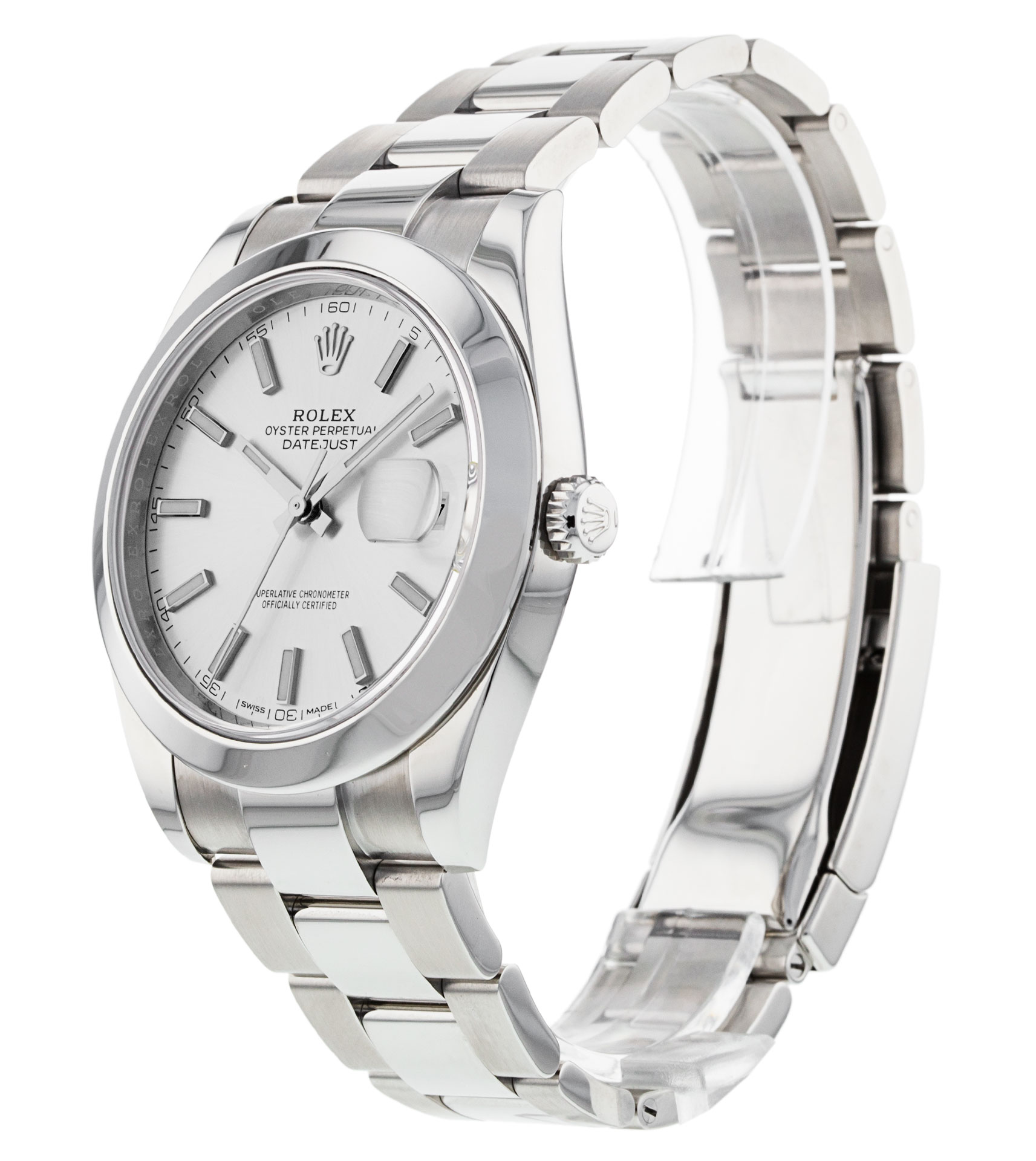 Rolex Datejust 41 126300 Cadran Homme Argenté Bâton Matériel Acier – Image 3