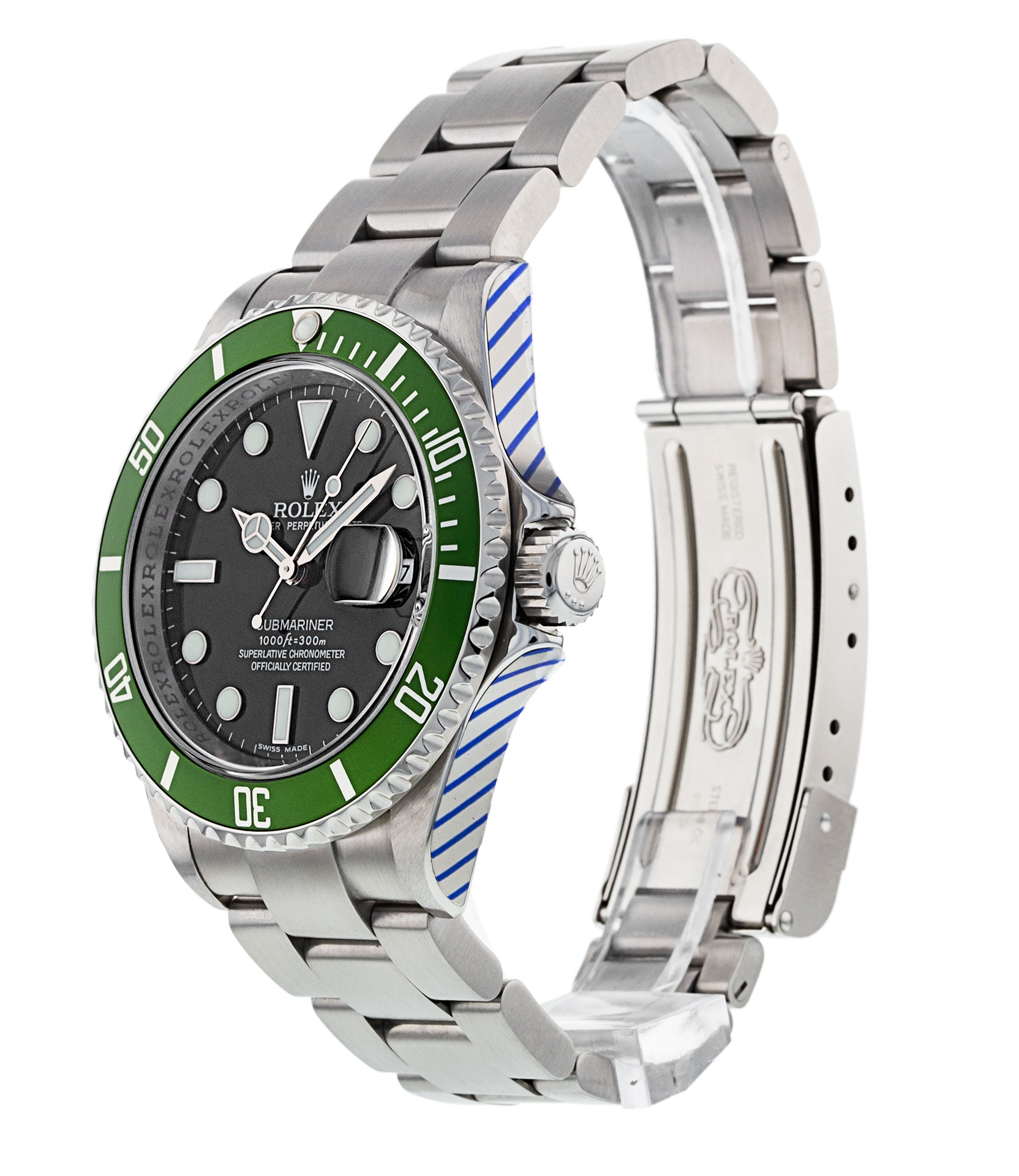 Rolex Submariner 16610 Lv cadran noir pour homme en acier – Image 3