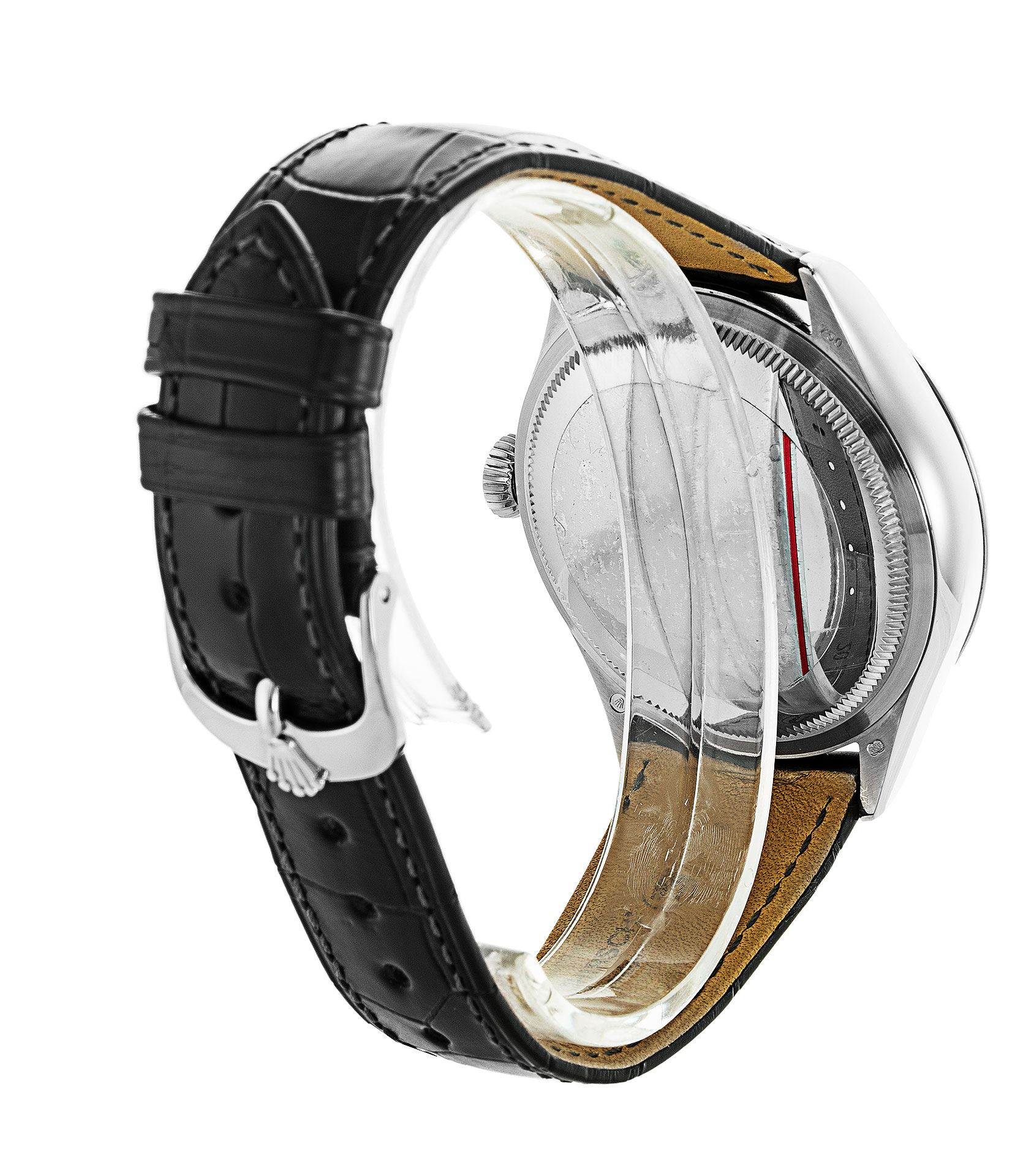 Rolex Cellini 50519 Cadran Homme Noir Matière du boîtier Baton Or Blanc – Image 4