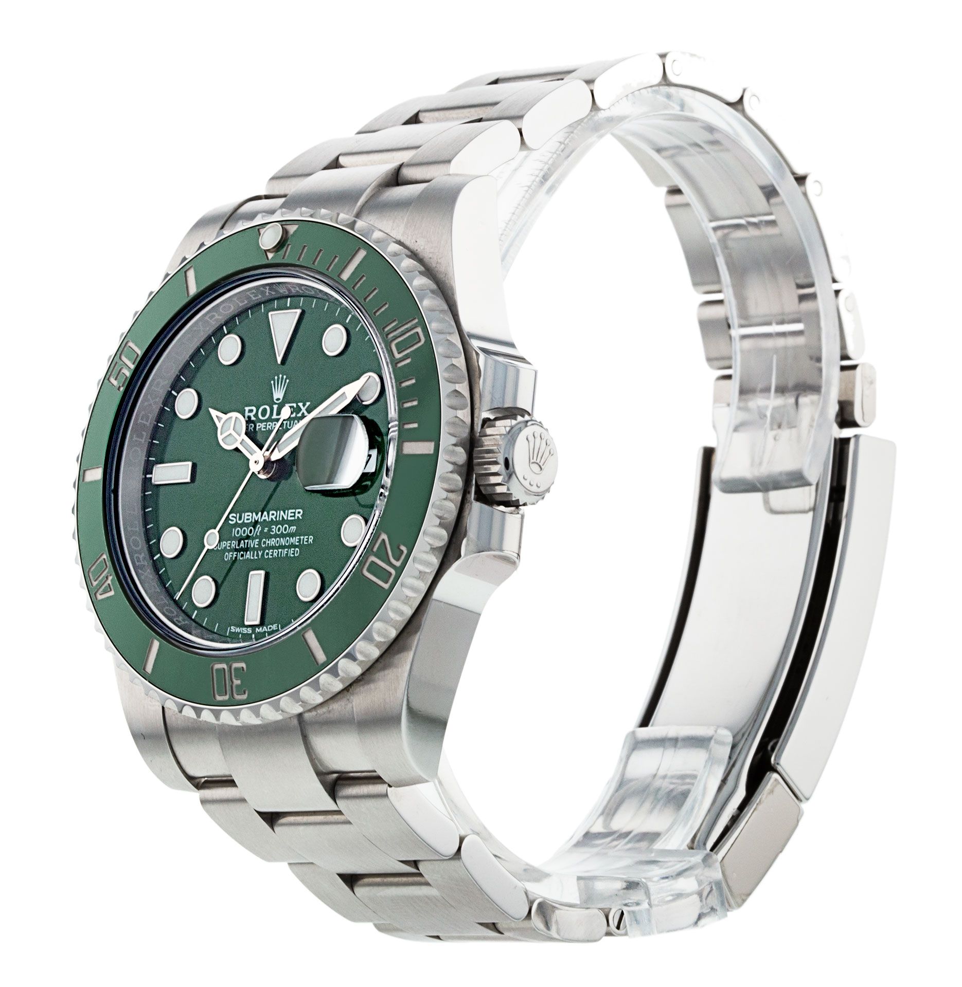 Rolex Submariner 116610 Lv Cadran Homme Vert Matériau du boîtier Acier – Image 3