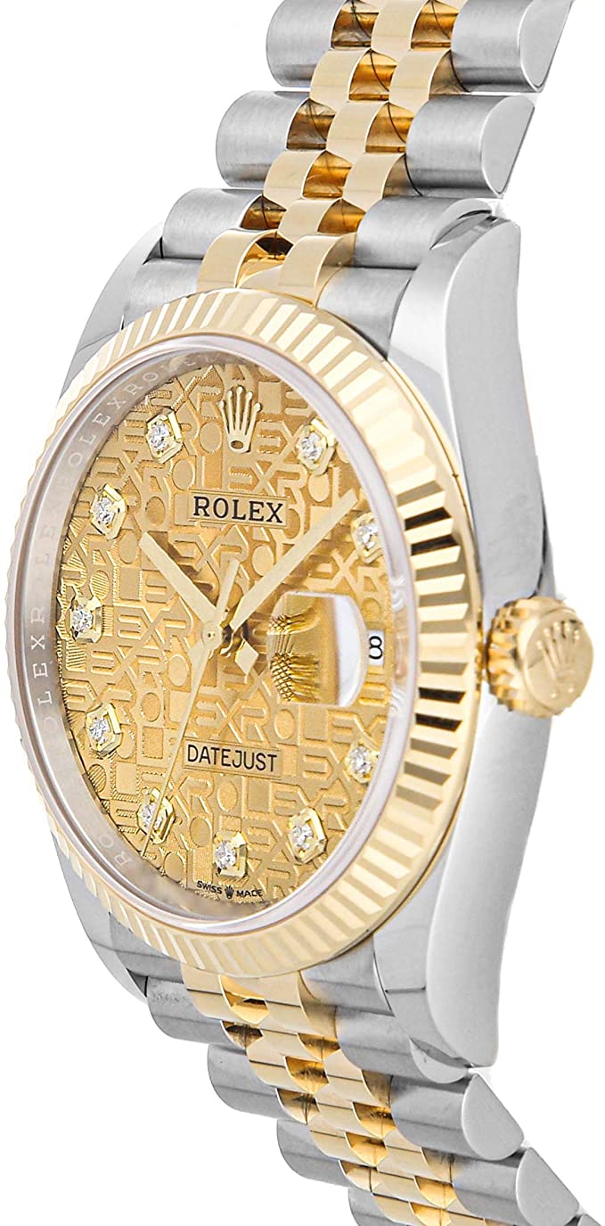 Rolex Datejust 126233 Montre homme en acier à cadran beige 36 mm – Image 3