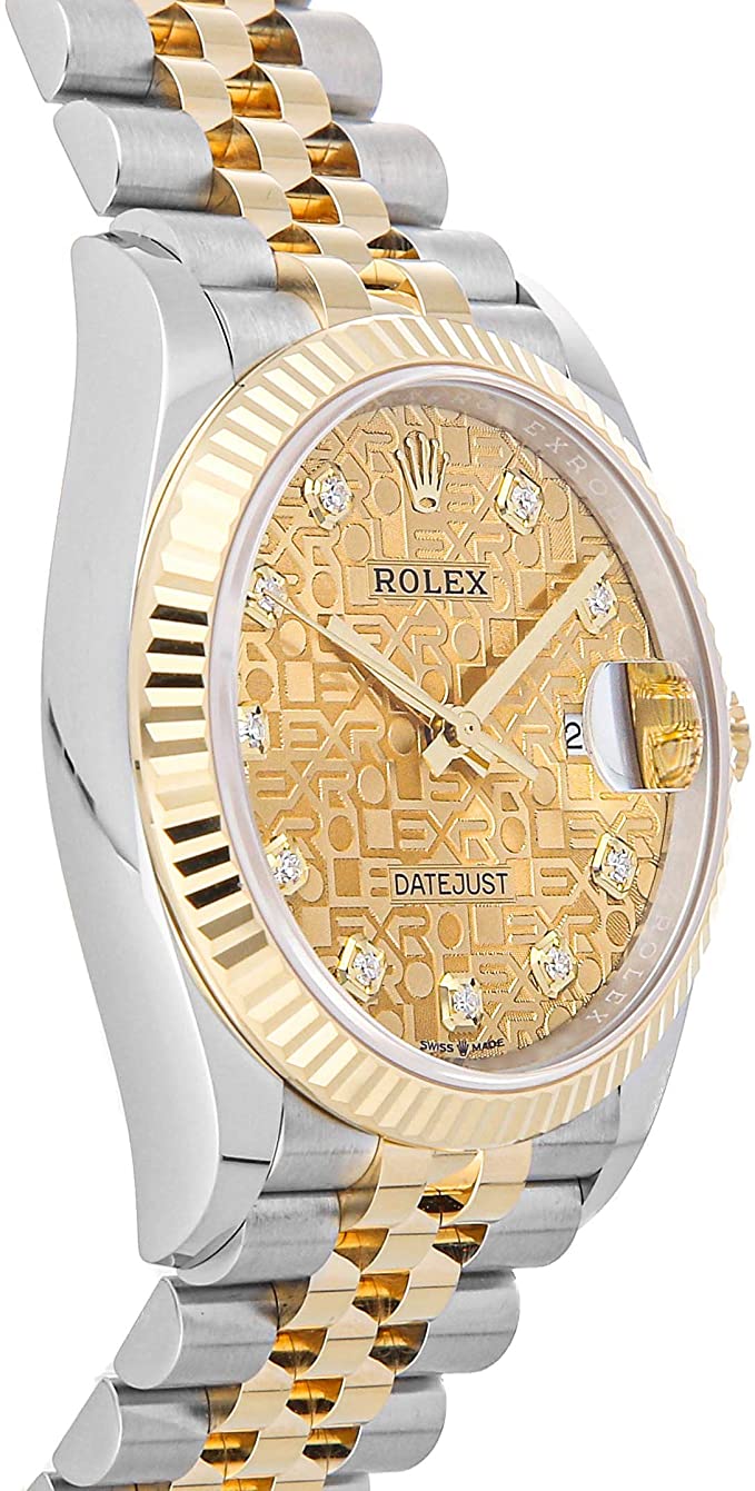Rolex Datejust 126233 Montre homme en acier à cadran beige 36 mm – Image 2