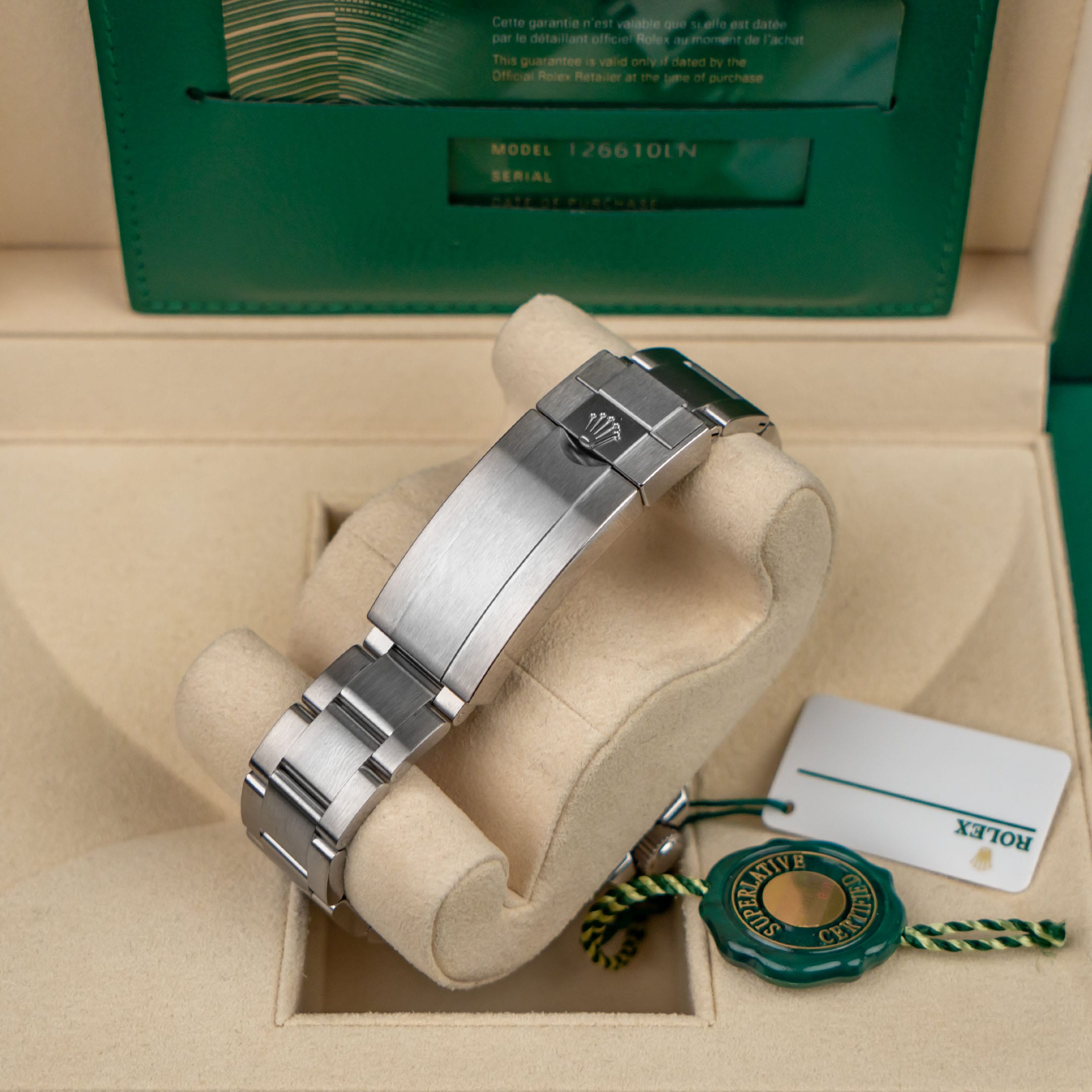 Rolex Submariner 126610 Montre unisexe en acier à cadran noir 41 mm – Image 4