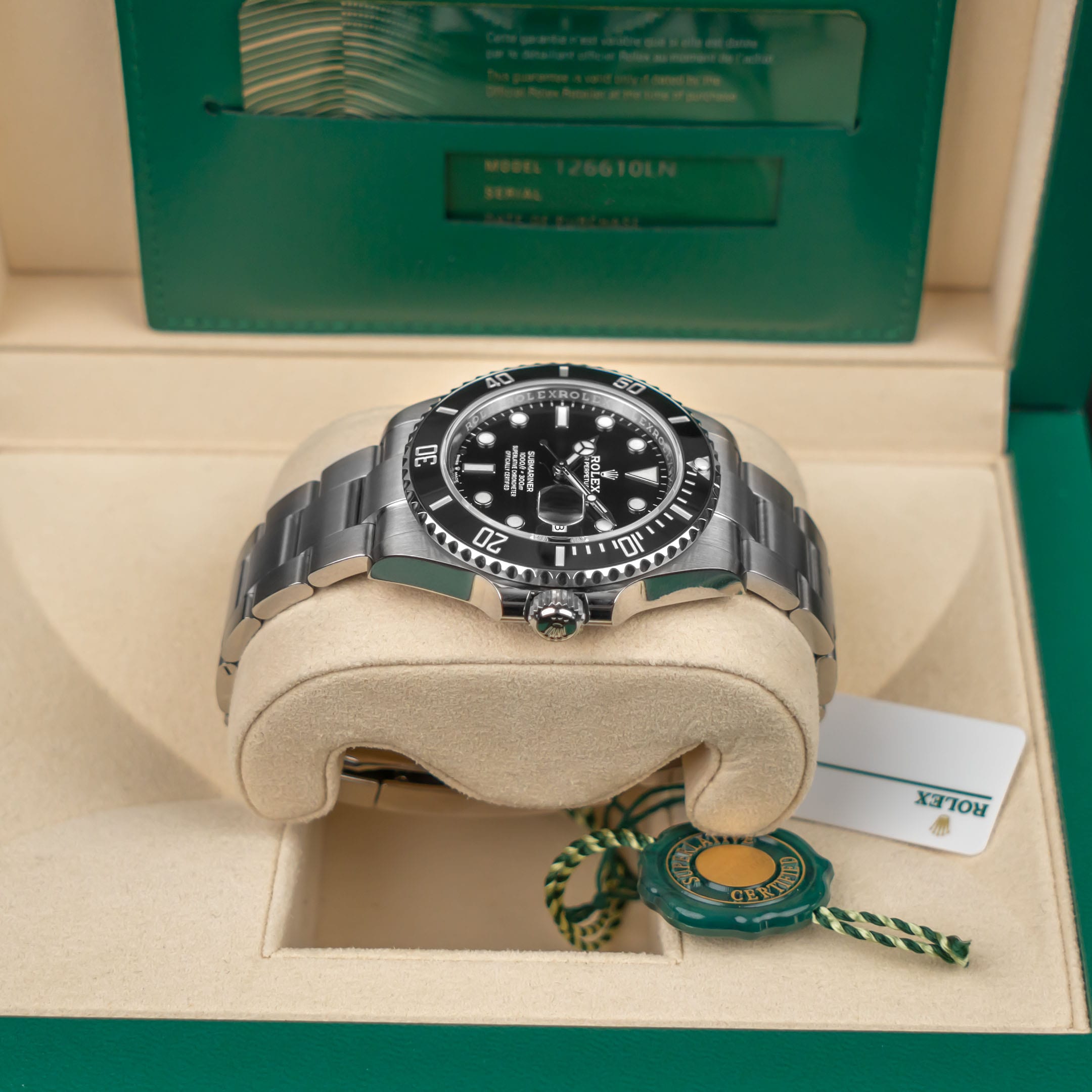 Rolex Submariner 126610 Montre unisexe en acier à cadran noir 41 mm – Image 3