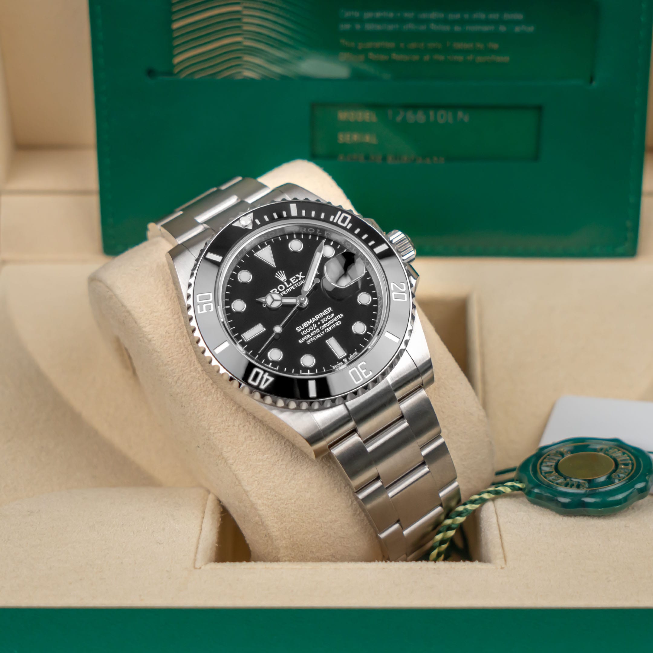 Rolex Submariner 126610 Montre unisexe en acier à cadran noir 41 mm – Image 2