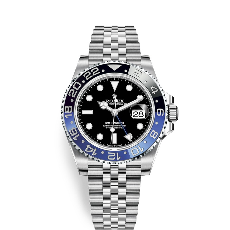 Rolex GMT-Master II 126710 Montre BLRO 40 mm pour homme à cadran noir