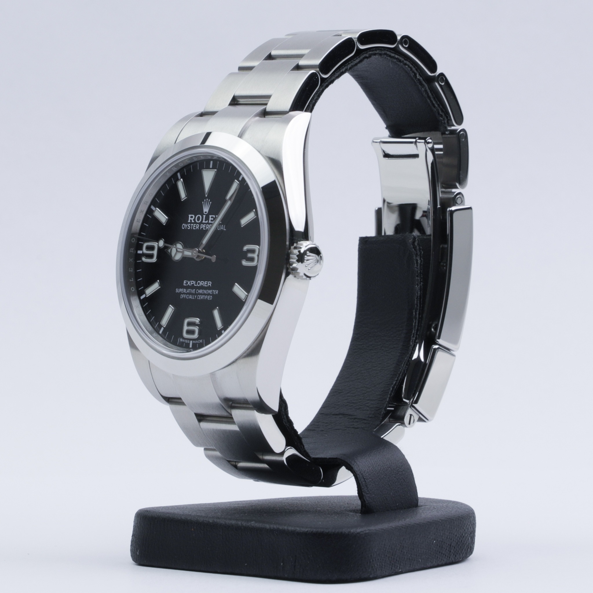 Rolex Explorer 214270 Montre en acier pour homme de 39 mm à cadran noir – Image 4