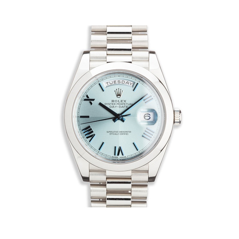 Rolex Day-Date 228206 Montre Unisexe Glacier Blue 40 mm