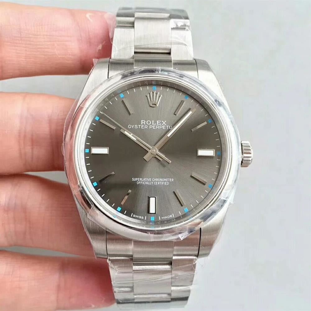 Rolex Oyster Perpetual 114300 39mm Gris Montre Mme – Image 2