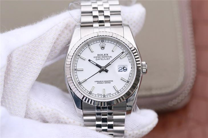 Rolex Datejust 116234 36mm Blanc Ms Montre – Image 2