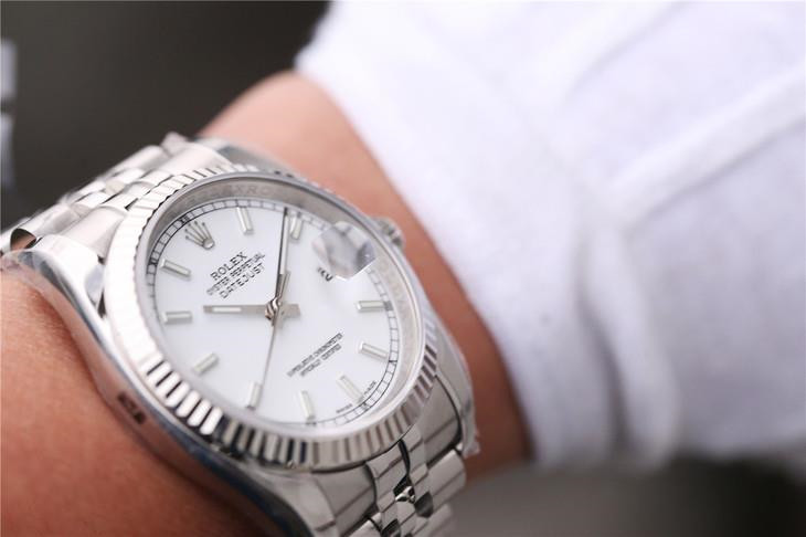 Rolex Datejust 116234 36mm Blanc Ms Montre – Image 7