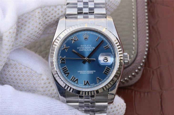 Rolex Datejust 116234 36mm Bleu Ms Montre – Image 2