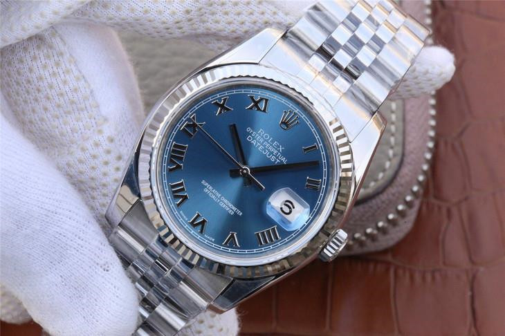 Rolex Datejust 116234 36mm Bleu Ms Montre – Image 3