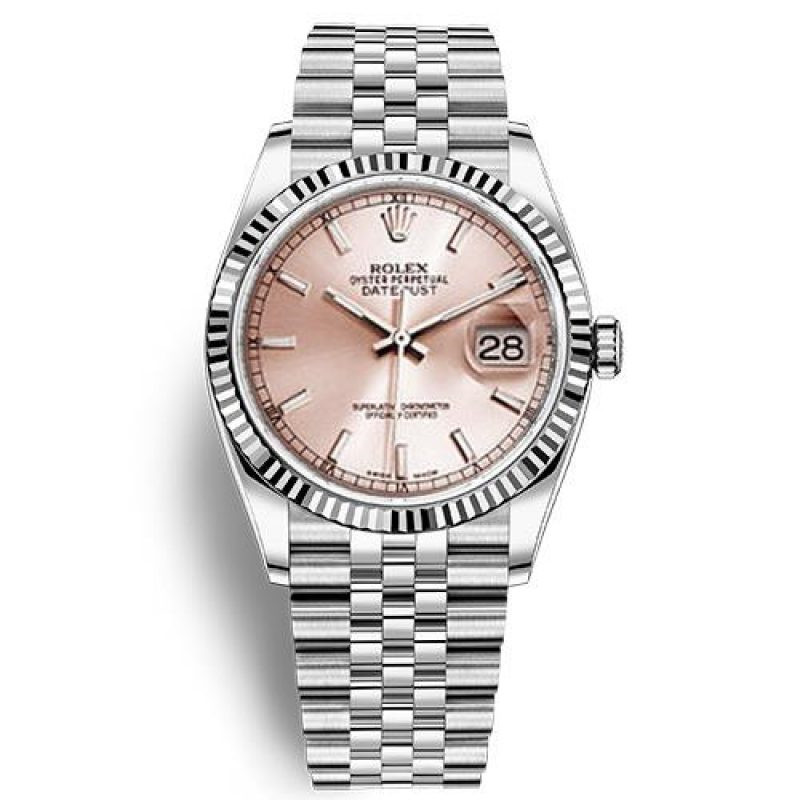 Rolex Datejust 116234 36mm Rose Ms Montre