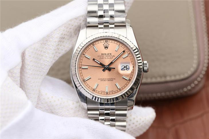 Rolex Datejust 116234 36mm Rose Ms Montre – Image 2