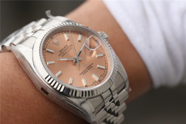 Rolex Datejust 116234 36mm Rose Ms Montre – Image 7