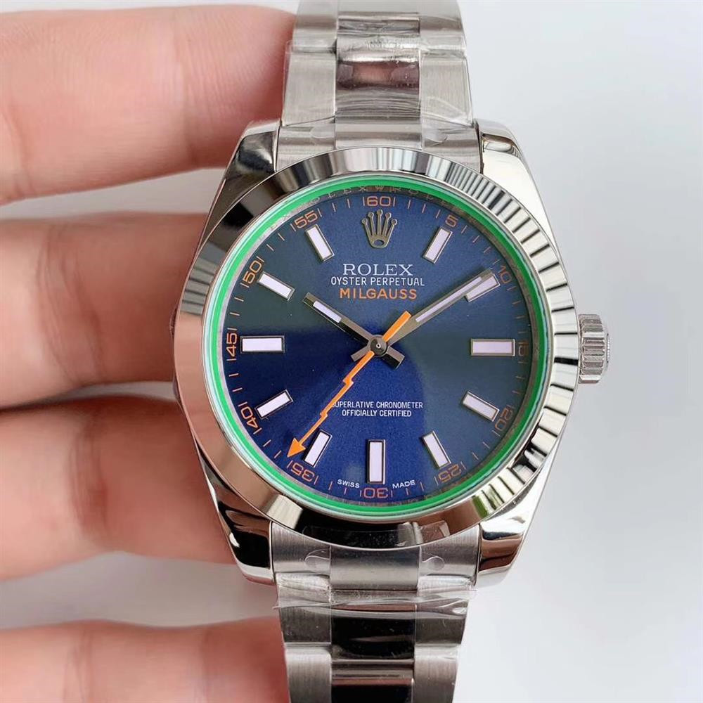 Rolex Milgauss 116400 40mm Bleu Ciel Montre Homme – Image 2