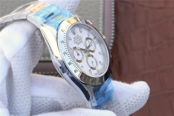 Rolex Daytona 116520 40mm Blanc Montre Homme – Image 5