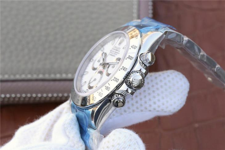 Rolex Daytona 116520 40mm Blanc Montre Homme – Image 6