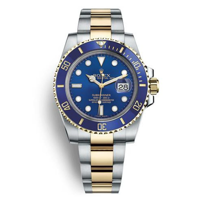 Rolex Submariner 116613LB 40mm Blue Plate Montre Homme