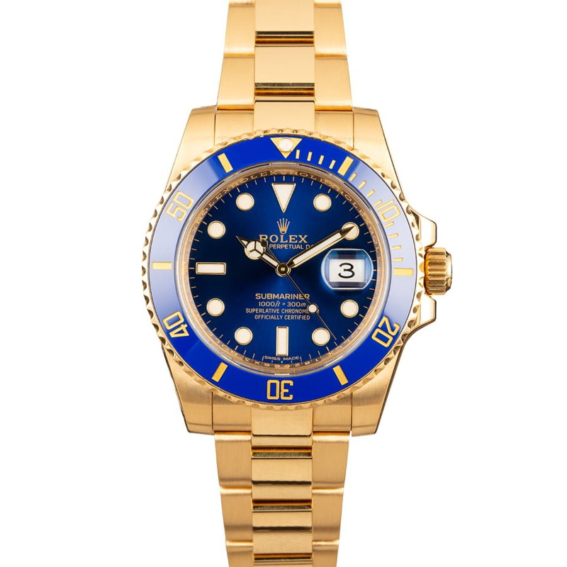 Rolex Submariner 116618 40mm Bleu Montre Homme