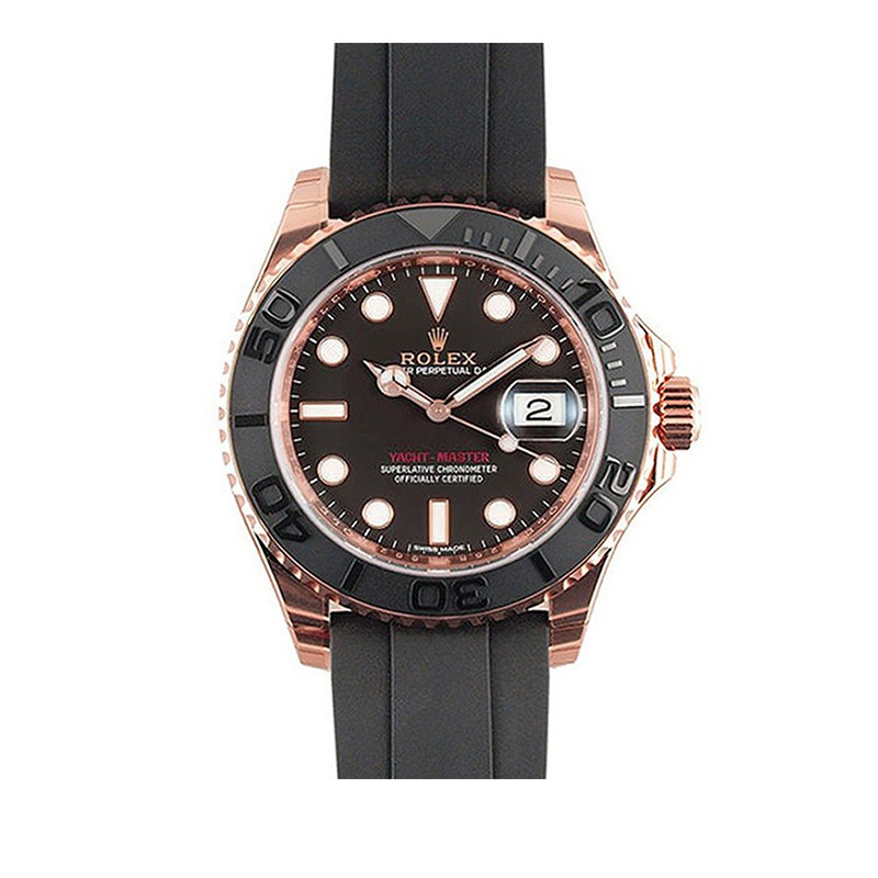 Rolex Yacht-Master 116655.1 40mm Noir Montre Homme