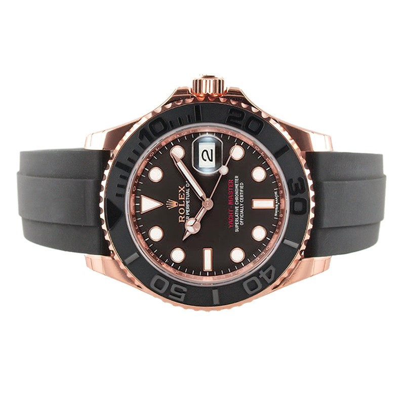 Rolex Yacht-Master 116655.1 40mm Noir Montre Homme – Image 2